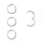 Package displaying the 8 binder rings with dimensions and thickness.