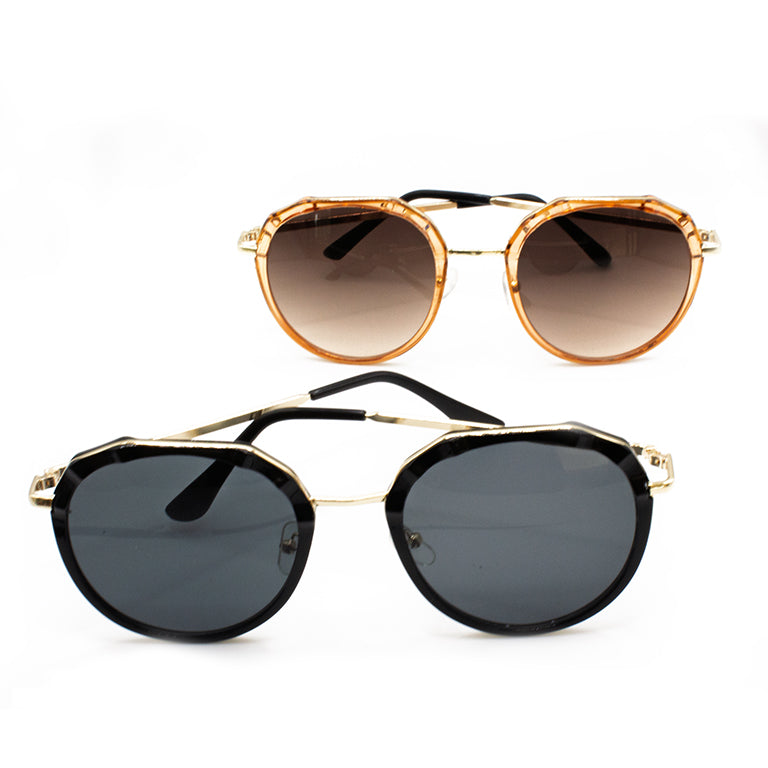 Retro vintage frame women's polarized sunglasses in various colours.
