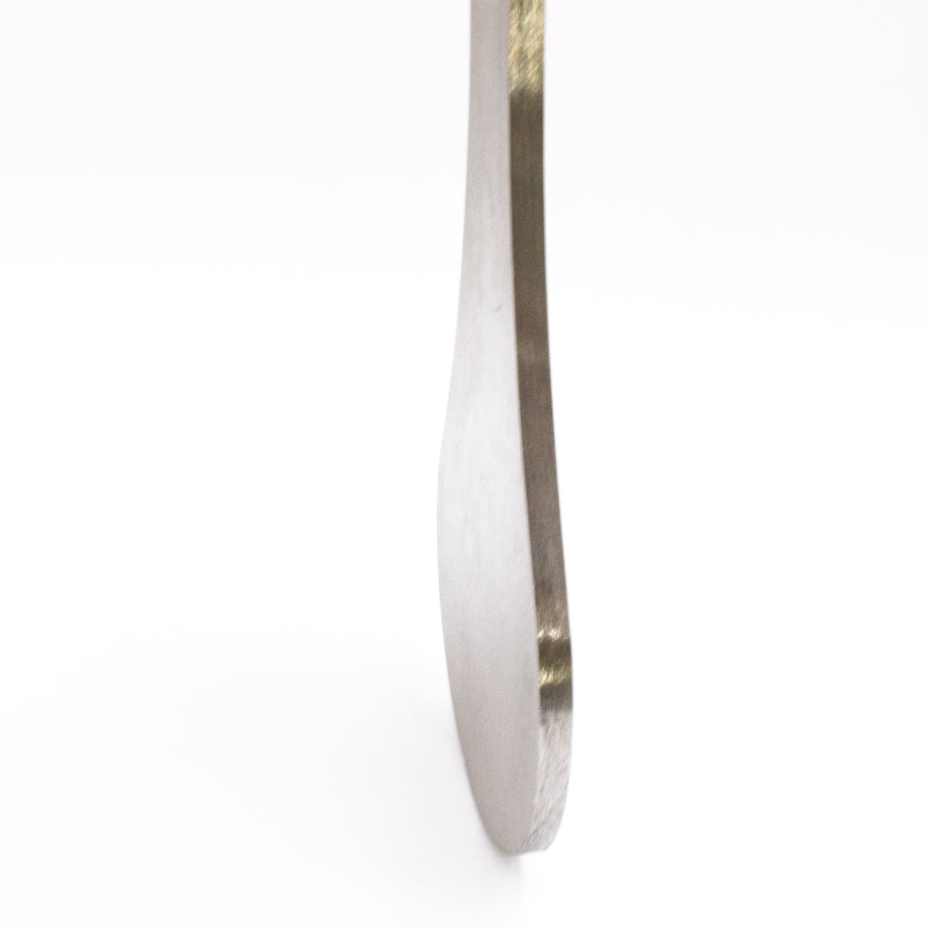 Versatile backing plate for polishing and cutting leather.