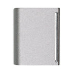 Premium Aluminum Alloy Leather Edge Slicker Burnisher – size 48 x 40 x 15 mm - Professional Leather Craft Polishing Tool for Smooth Edges - Silver