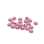20pcs W-21 8mm Pink 2-Hole Sew-On Acrylic Round Rhinestones