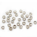 15pcs 12mm Purple Sew-On Pointback Rhinestones