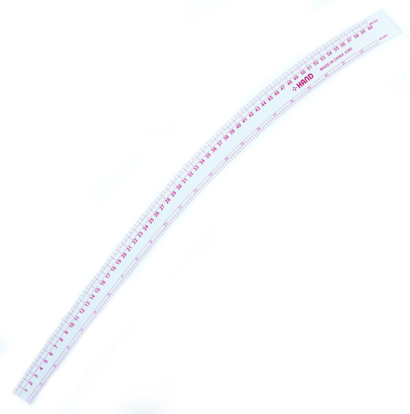NO.6360 Metric Curve Ruler showing flexible design