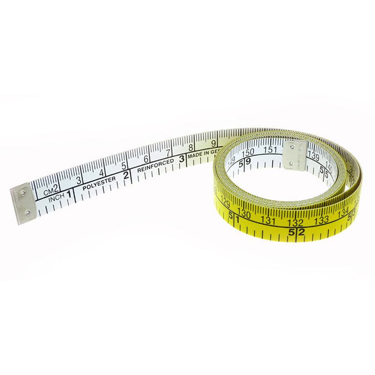Hoechstmass sewing tape measure showing both metric and imperial scales.