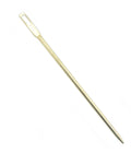 Extra large gold multi-purpose needle on a white background.