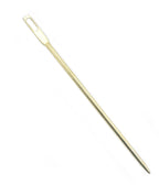 Extra large gold multi-purpose needle on a white background.