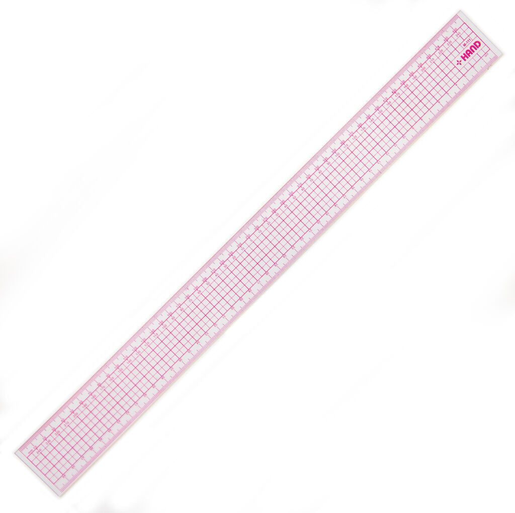 Flexible grader ruler showing millimetre and centimetre scales.