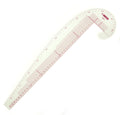 Flexible multi-purpose clothes ruler for pattern making