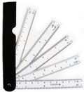 Pocket Ratio Pattern Aid ruler with ratio guide