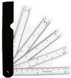 Pocket Ratio Pattern Aid ruler with ratio guide