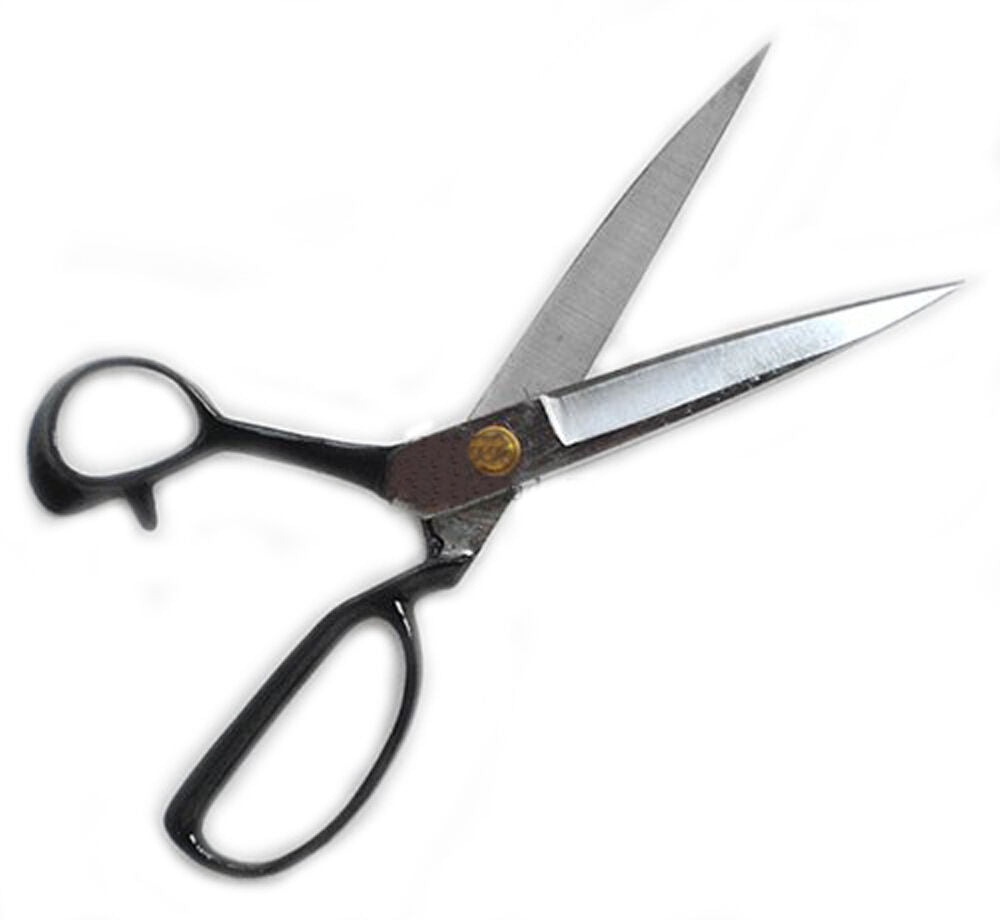 Professional left tailoring scissors, 11" (28cm) length.