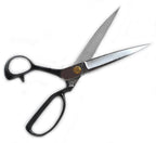 Professional left tailoring scissors, 11" (28cm) length.
