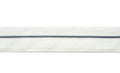 Cream classic stripe tailor waist band displayed on a roll.