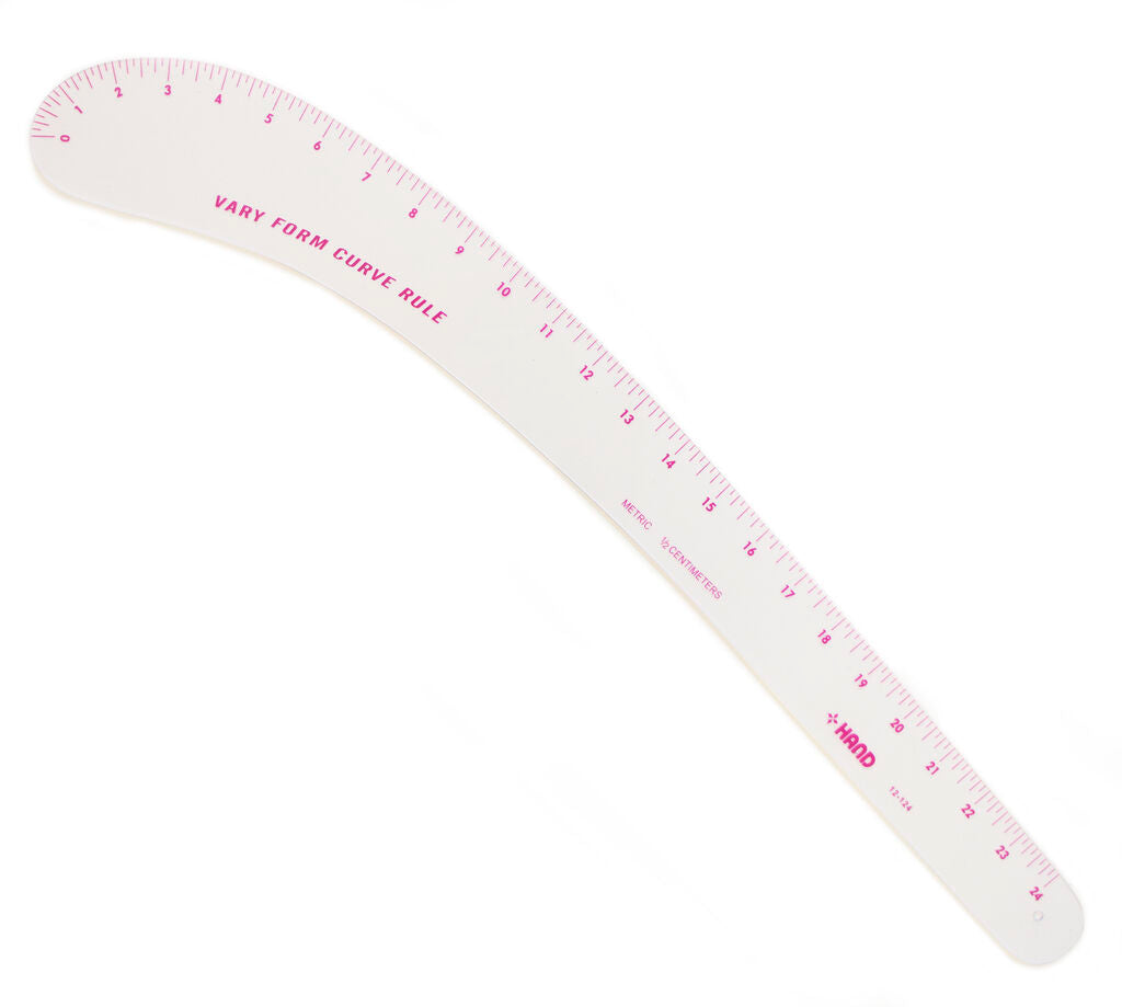 Flexible 24-inch curve ruler for pattern making and design.