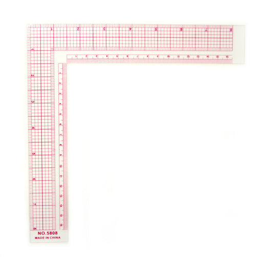 L Square Ruler NO.5808 measuring 16cm with clear markings.