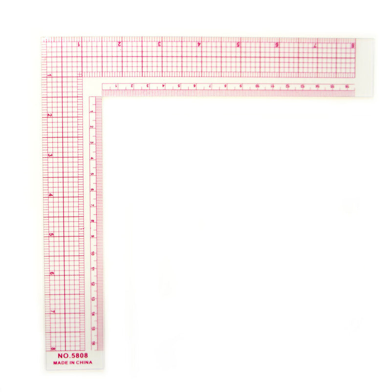 L Square Ruler NO.5808 measuring 16cm with clear markings.