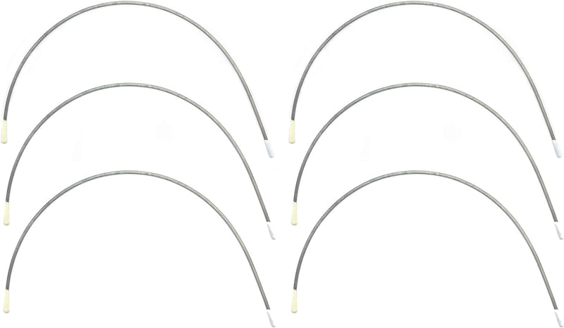 Three pairs of metal bra under wires in size S for corsetry.