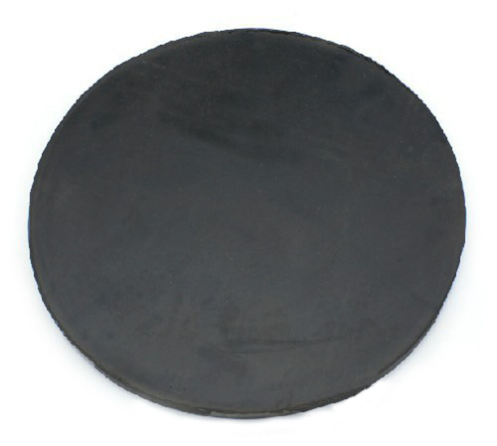 Two round black mats suitable for GSM fabric cutting tools.