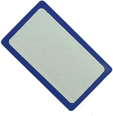 Magnetic Badge RBD Blue Strong Write On Name Holder Plate 50x30 mm - Pack of 8