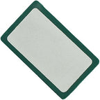 Magnetic Badge RBD Green Strong Write On Name Holder Plate 50x30 mm - Pack of 8