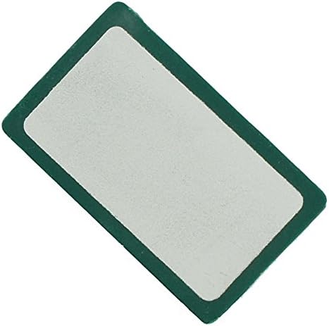 Magnetic Badge RBD Green Strong Write On Name Holder Plate 50x30 mm - Pack of 8