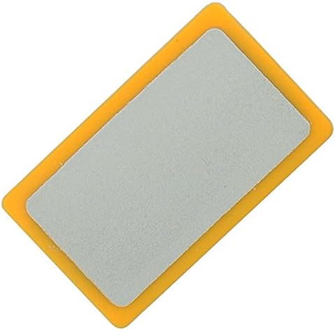 Magnetic Badge RBD Yellow Strong Write On Name Holder Plate 50x30 mm - Pack of 8