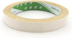 Display of double sided tape rolls in a haberdashery setting.