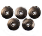 Set of 3 lockstitch bobbins for sewing machines.