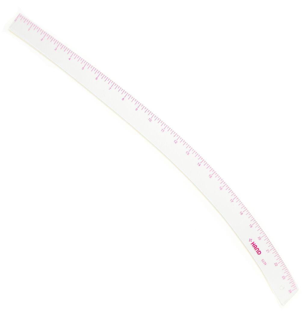 Vary Form Curve Ruler showing flexible design for pattern making.