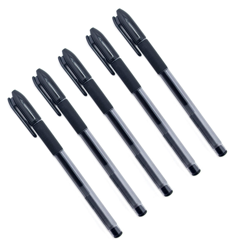 Set of 5 W11 0.5mm gel ink pens in black ink