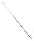 Extra large silver multi-purpose needle on a white background