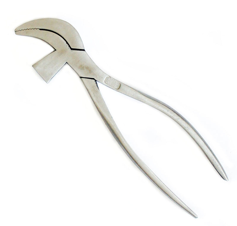 Liang Shu 8 inch leather craft pliers on a workbench