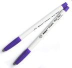 Pack of two fabric marker pens on a crafting table