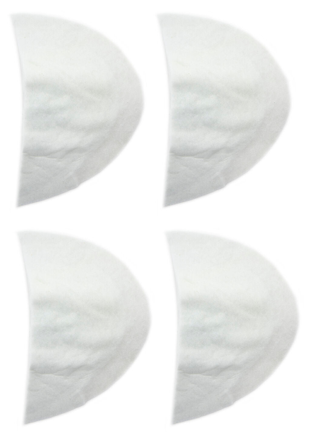 Two pairs of white men's shoulder pads, Style BQ-22.