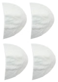 Two pairs of white men's shoulder pads, Style BQ-22.