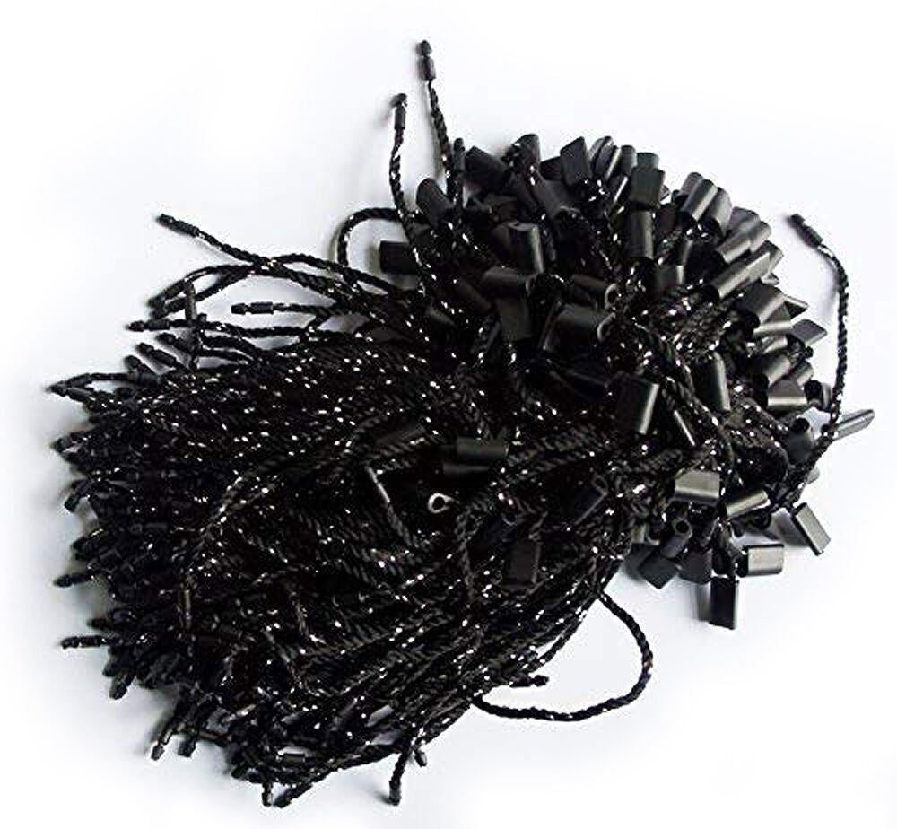 Black and silver round snap locks displayed in a pack.