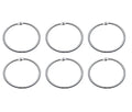 Hinged binding ring with a 2 inch diameter, ideal for crafts