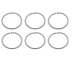 Hinged binding ring with a 2 inch diameter, ideal for crafts