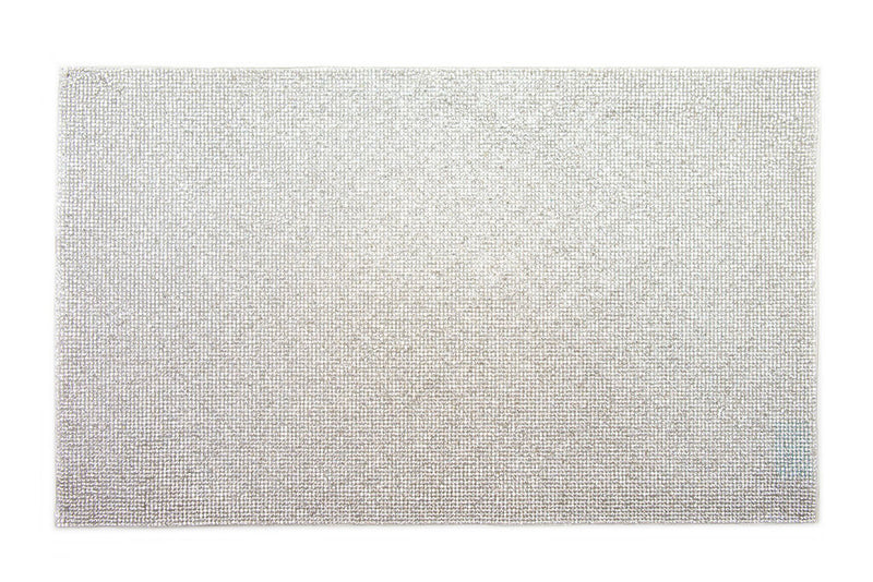 Clear 2mm diamante gems on a hotfix iron-on sheet