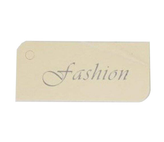 500 small cream paper fashion tags for labelling and crafts