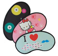 Three assorted cartoon eye masks displayed together.