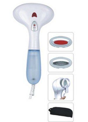 Extreme held garment steamer, lightweight and compact for travel.
