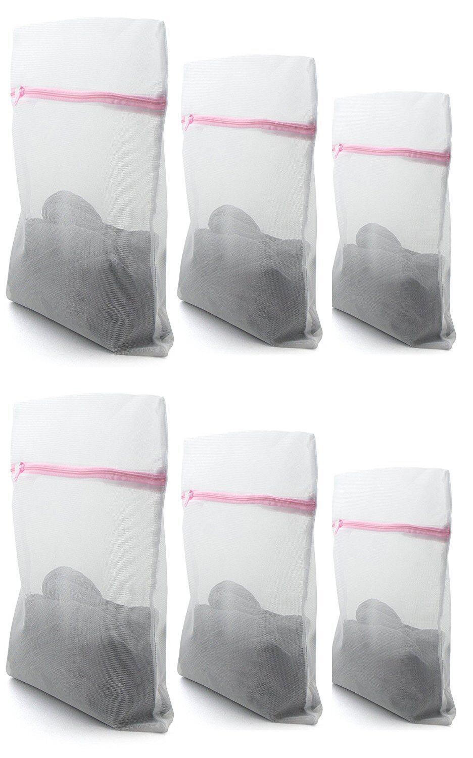 Close-up of breathable mesh fabric of the laundry bag
