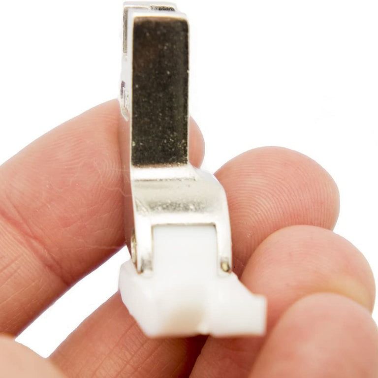 Close-up of T350 Teflon foot showcasing its smooth surface