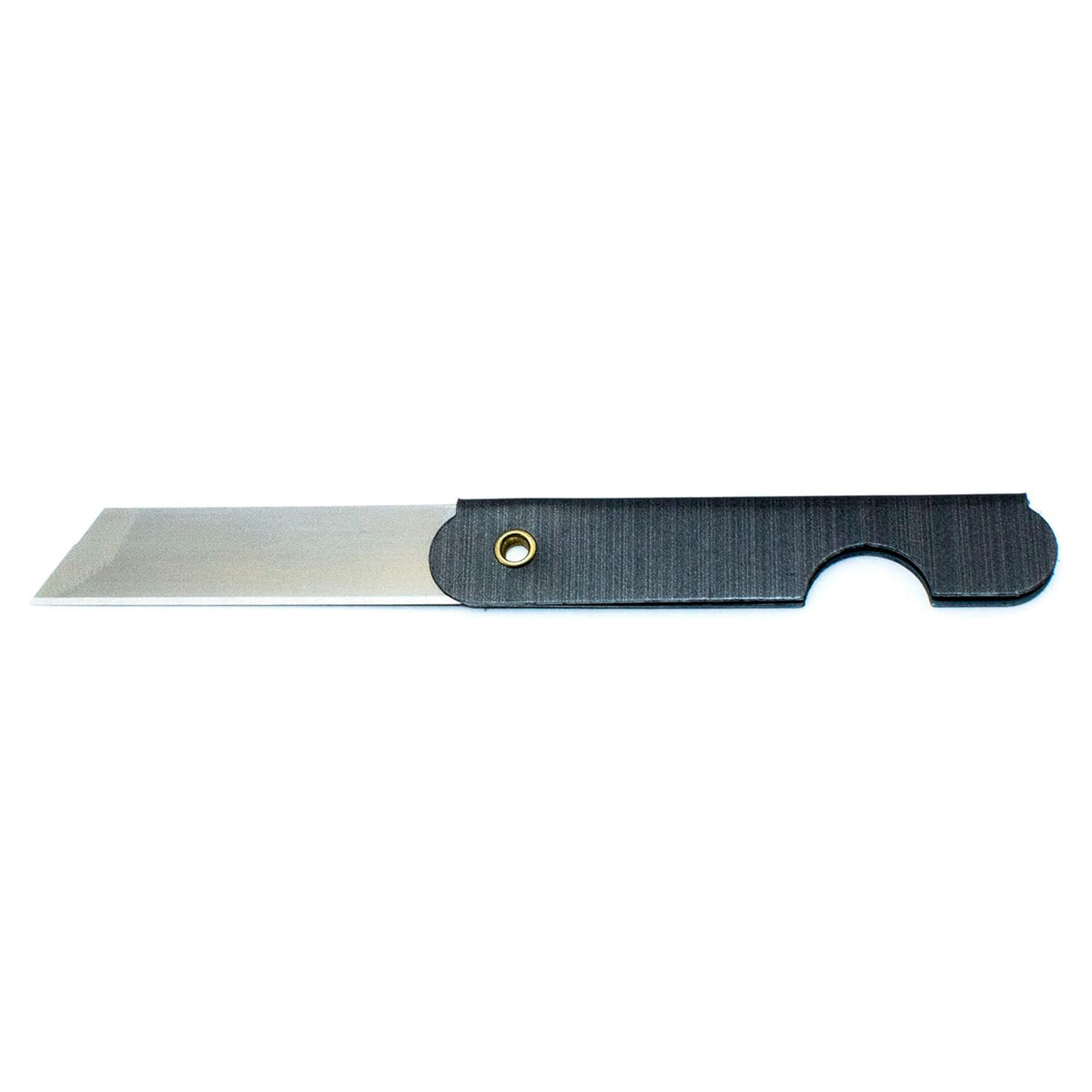 Pocket folding pencil sharpener knife with a 5cm blade.