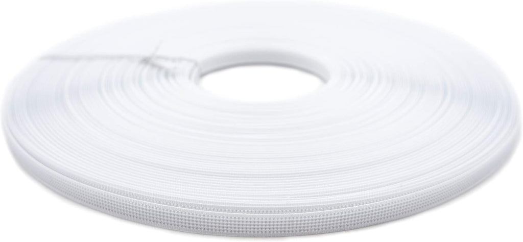 Roll of white sew in rigid boning, 8mm width.