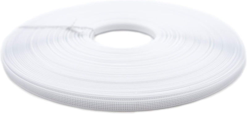 Roll of white sew in rigid boning, 8mm width.