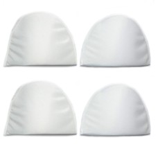 Light Weight Shoulder Pads White, Style 1110 - 2 pairs