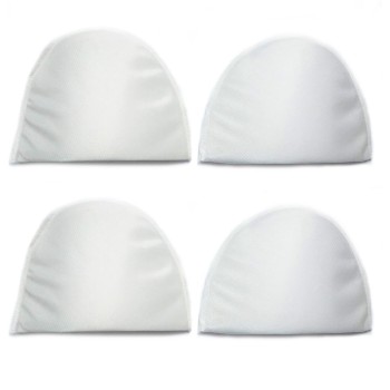 Light Weight Shoulder Pads White, Style 1110 - 2 pairs