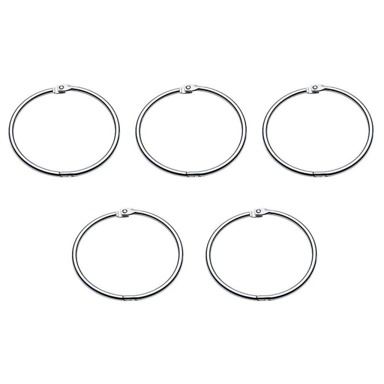 Binding Ring Hinged/ Book Binder Ring, 2.5 Inch Diameter X5 In A Pack Binding Ring Hinged/ Book Binder Ring, 2.5 Inch Diameter X5 In A Pack
